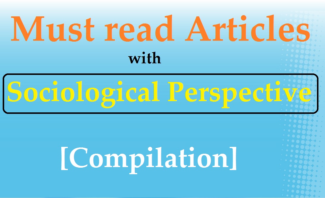 upsc sociology | sociological perspective